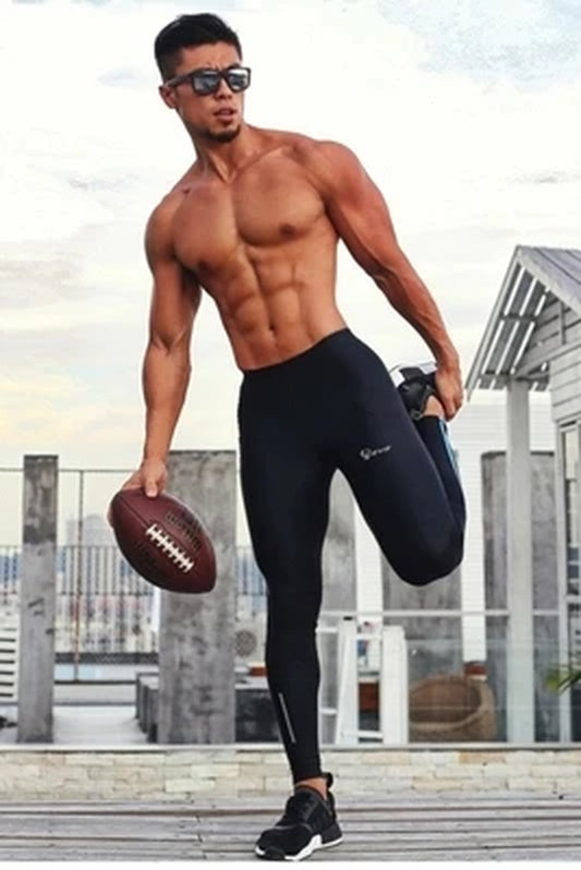 Men's Black Compression Pants